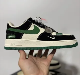 Nike Air Force 1 Supreme Gucci Negro Verde