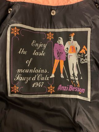 Anorak Esquí Salmón Talla M. Anzi Besson