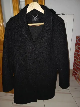 Abrigo Negro Esprit Talla M
