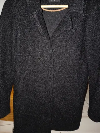 Abrigo Negro Esprit Talla M