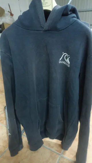 Sudadera Vintage Quiksilver Gris