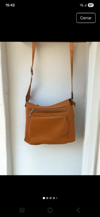 Bolso de hombro Alexander mujer piel marrón