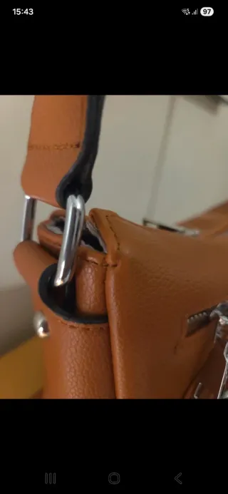 Bolso de hombro Alexander mujer piel marrón