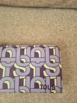 Billetera Tous Morada y Amarilla Nueva