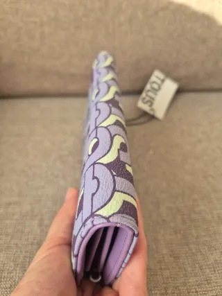 Billetera Tous Morada y Amarilla Nueva