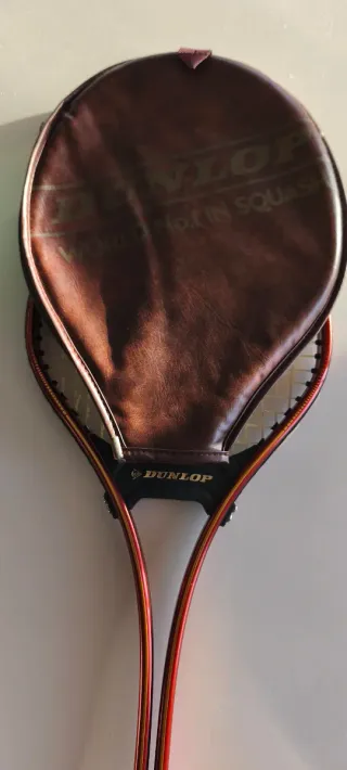 Raqueta Dunlop Squash XLT-OS Vintage + Funda