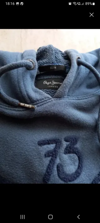 Sudadera Pepe Jeans niño azul