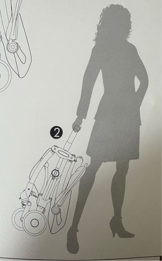 Carro bebé SHOM MAGICAL FLASH en color negro.