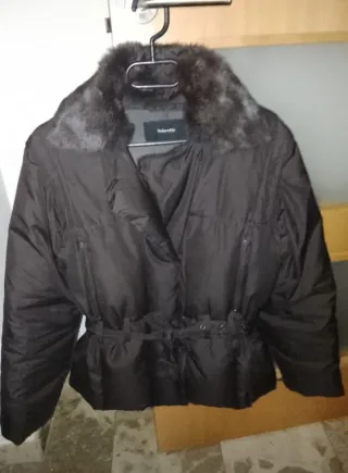 Plumas/Chaleco Tintoretto  Mujer color chocolate