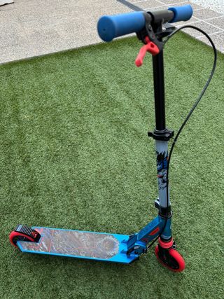 Patinete Oxelo MID5 Azul Freno Manillar + Regalo