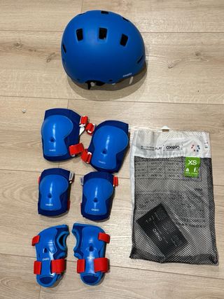 Patinete Oxelo MID5 Azul Freno Manillar + Regalo