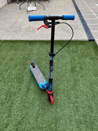 Patinete Oxelo MID5 Azul Freno Manillar + Regalo