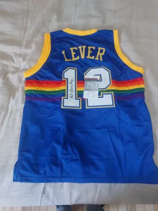 Camiseta Fat Lever 12 Firmada JSA