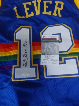 Camiseta Fat Lever 12 Firmada JSA