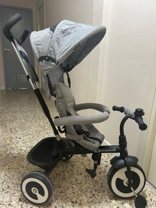 Triciclo Kinderkraft con control parental y arnes