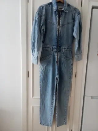 Peto vaquero mono denim azul