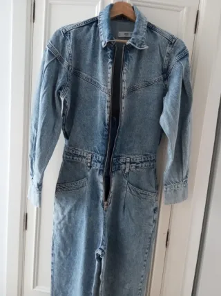 Peto vaquero mono denim azul