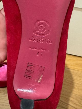 NUEVO Zapatos salón ante Úrsula Mascaró