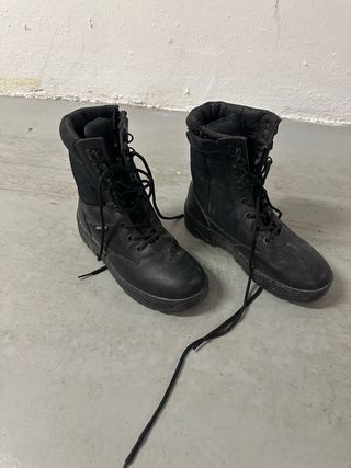 Botas militares negras hombre