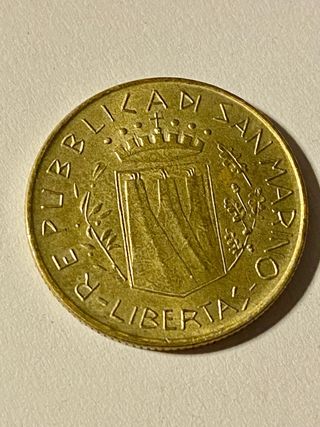 Moneta 200 Lire San Marino 1981 FAO