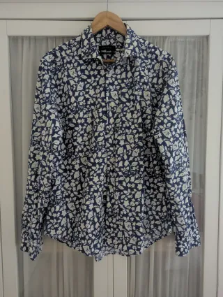 Camisa Cortefiel flores hombre Talla L