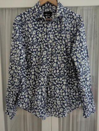 Camisa Cortefiel flores hombre Talla L