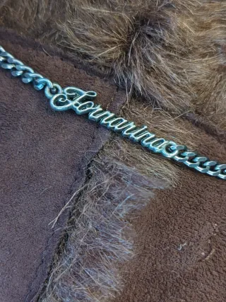 Chaquetón Fornarina Piel Sintética Marrón