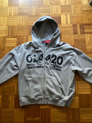 Sudadera con cremallera Nerety Gris