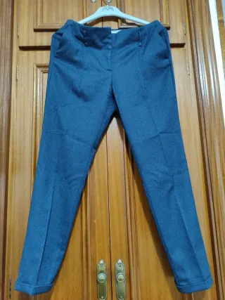 Pantalón Zara azul oscuro