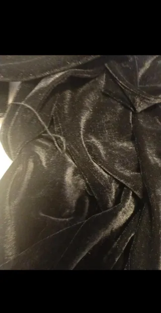 Chaqueta terciopelo Zara negra