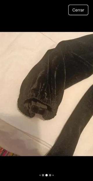 Chaqueta terciopelo Zara negra