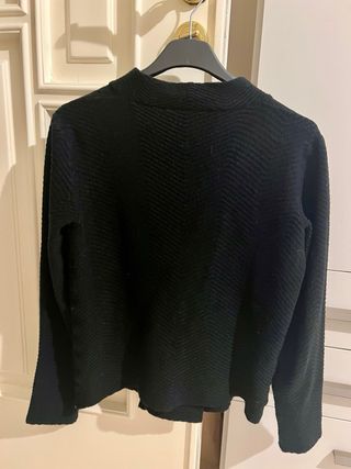 Cardigan SUSSY MIX doppio petto nero