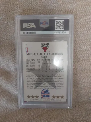 1990 Hoops Michael Jordan All-Star PSA 10