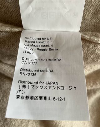 Cardigan Donna Marina Rinaldi lana/cashmere tg. M