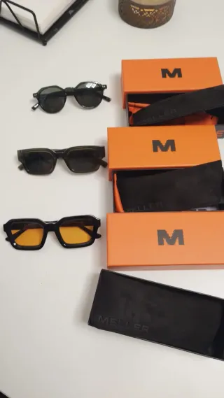 Occhiali da sole Meller neri e gialli