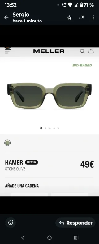 Occhiali da sole Meller neri e gialli