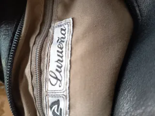 Bolso Lurueña Negro Piel