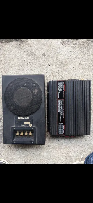 Subwoofer Revac SW 125 Nero + Amplificatore potenz