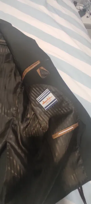 Traje de vestir color caqui