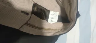 Traje de vestir color caqui