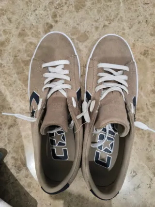 Zapatillas Converse CONS PL Vulc Pro Suede Beige.