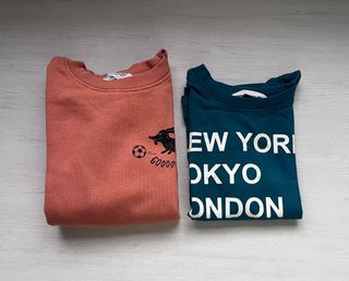 Conjunto H&M infantil: camiseta y sudadera