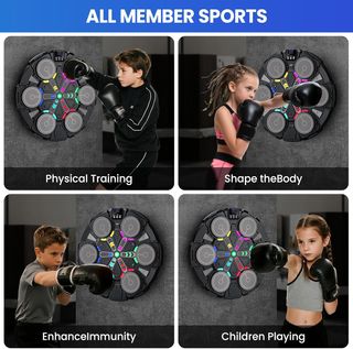 Máquina Boxeo Musical LED - Nueva