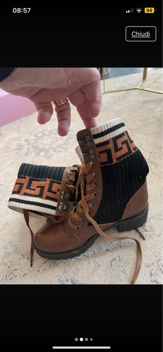 Tronchetto donna con calzino