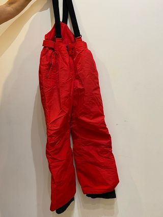 Pantalón de esquí rojo Talla 12