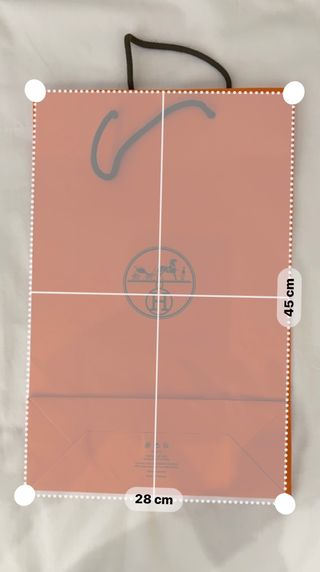 Bolsa boutique Hermes naranja