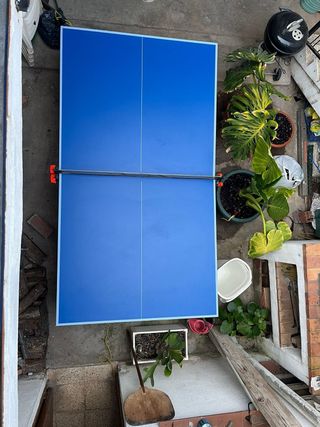 Mesa de Ping Pong Exterior Azul