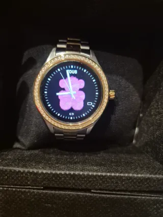 Reloj Tous bicolor con pedrería