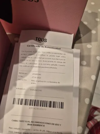 Reloj Tous bicolor con pedrería