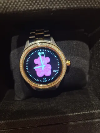 Reloj Tous bicolor con pedrería